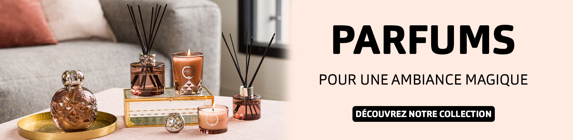 Bannière Parfum d'ambiance